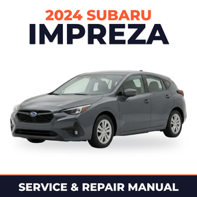2024 Subaru Impreza Service and Repair Manual