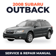 2008 Subaru Outback Service and Repair Manual