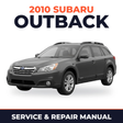 2010 Subaru Outback Service and Repair Manual