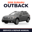 2016 Subaru Outback Service and Repair Manual