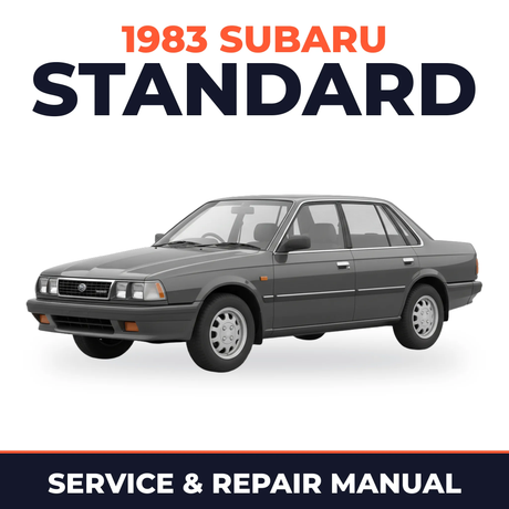 1983 Subaru Standard Service and Repair Manual