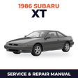 1986 Subaru XT Service and Repair Manual