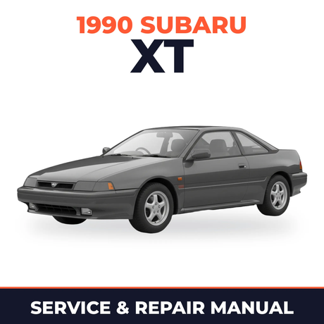 1990 Subaru XT Service and Repair Manual