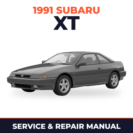 1991 Subaru XT Service and Repair Manual