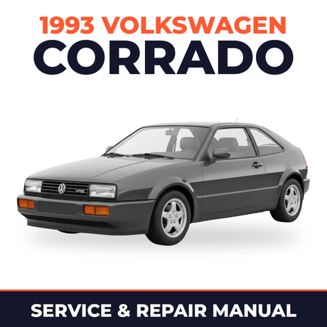 1993 Volkswagen Corrado Service and Repair Manual