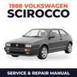 1988 Volkswagen Scirocco Service and Repair Manual