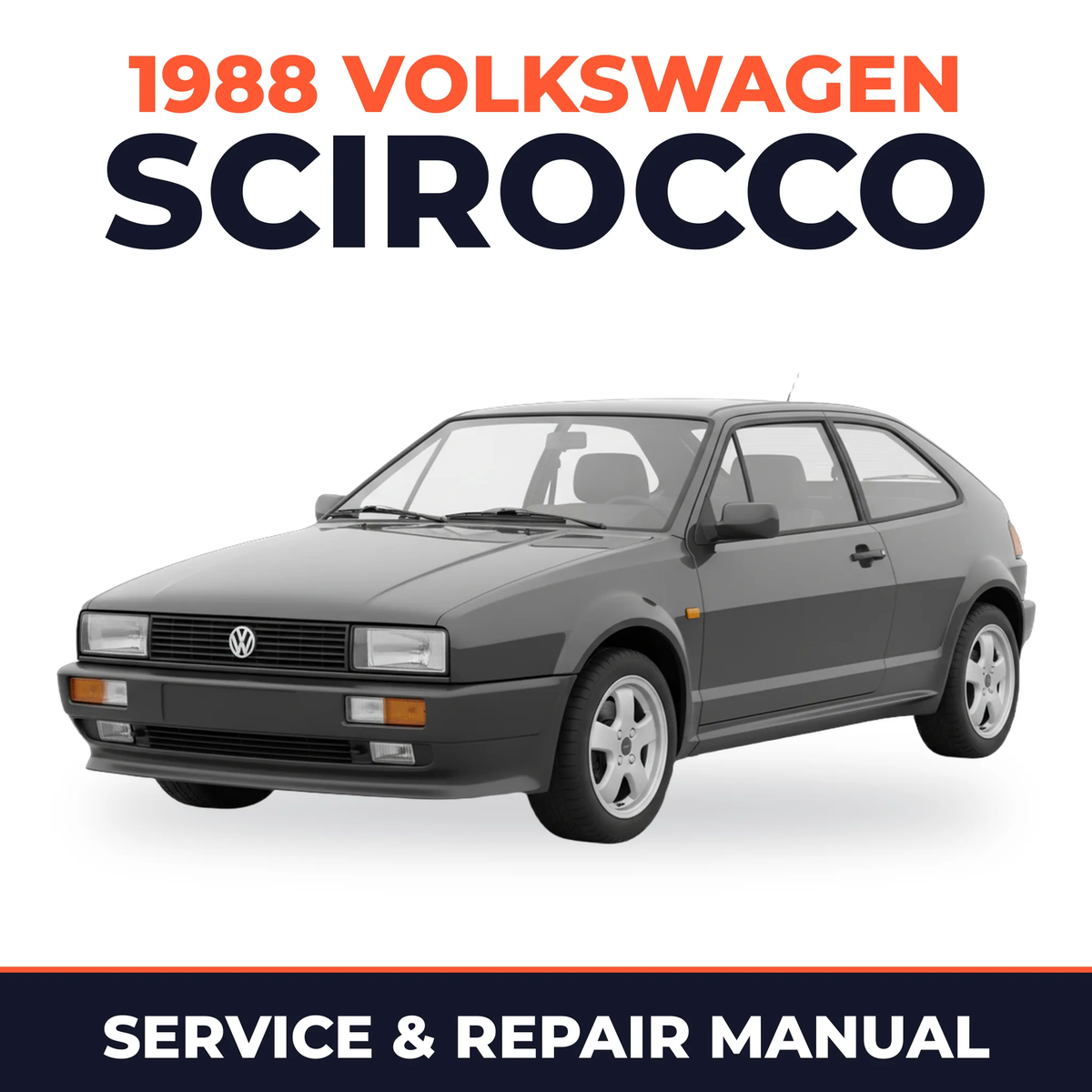 1988 Volkswagen Scirocco Service and Repair Manual