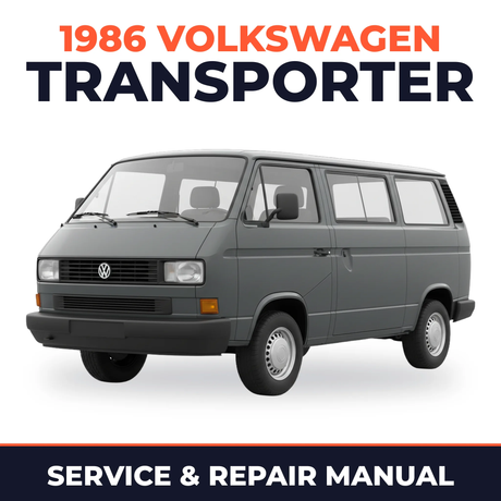 1986 Volkswagen Transporter Service and Repair Manual
