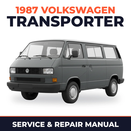 1987 Volkswagen Transporter Service and Repair Manual