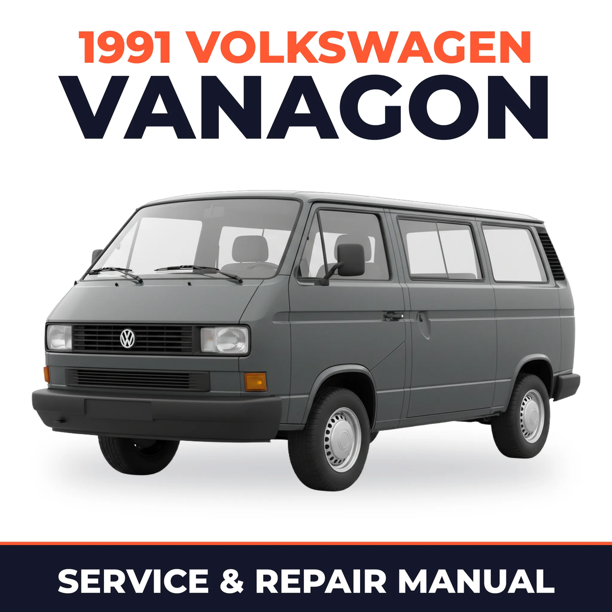1991 Volkswagen Vanagon Service and Repair Manual