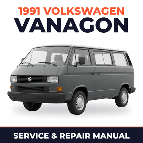 1991 Volkswagen Vanagon Service and Repair Manual