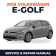 2018 Volkswagen e-Golf Service and Repair Manual