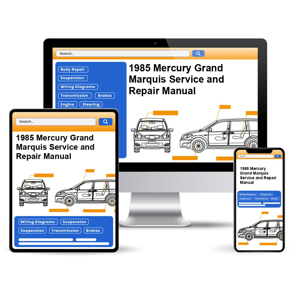 1985 Mercury Grand Marquis Service and Repair Manual
