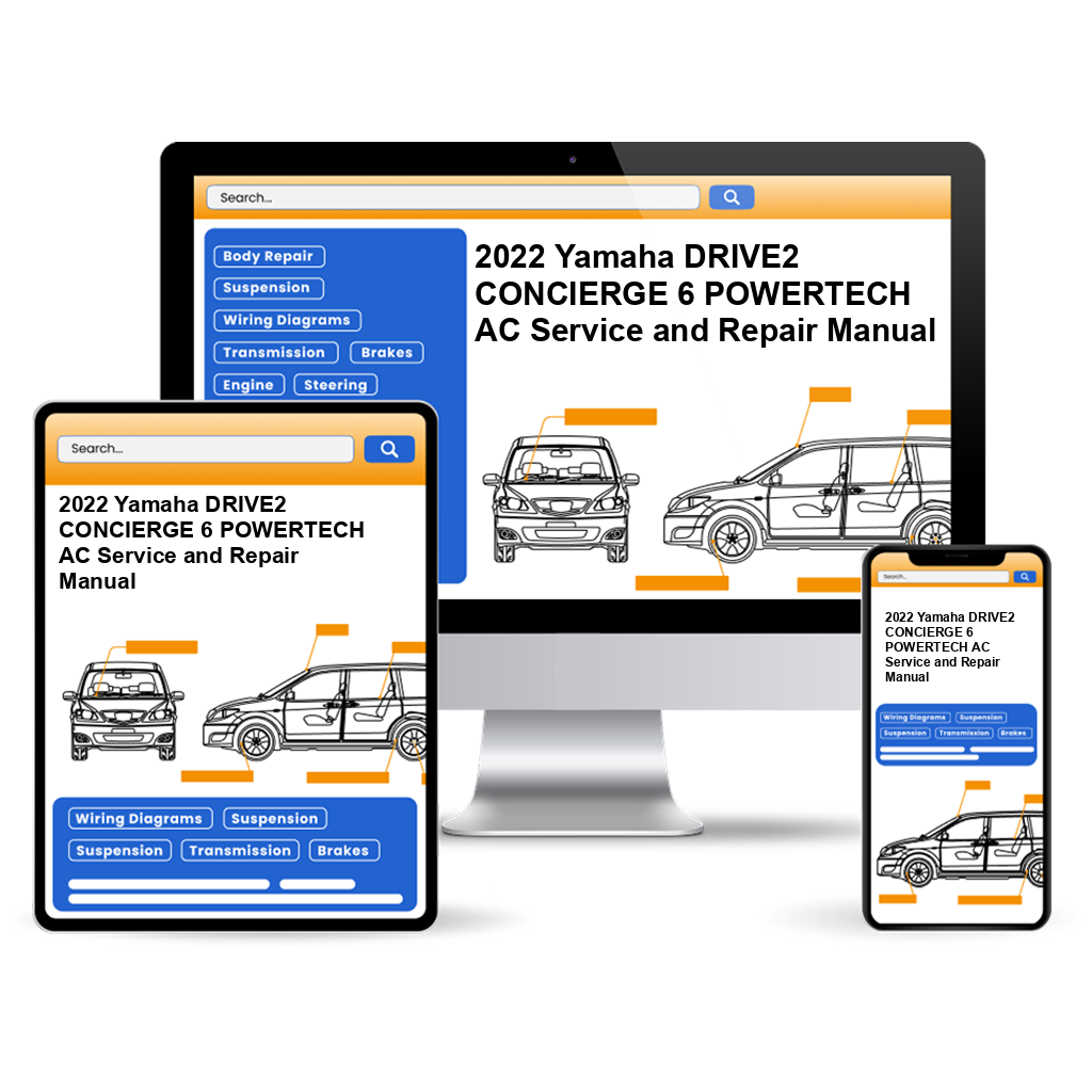 2022 Yamaha DRIVE2 CONCIERGE 6 POWERTECH AC Service and Repair Manual