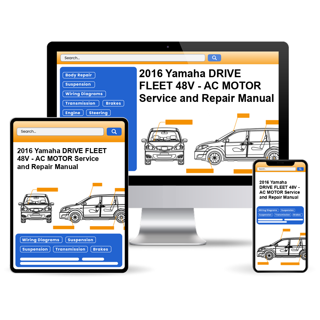 2016 Yamaha DRIVE FLEET 48V - AC MOTOR Service and Repair Manual