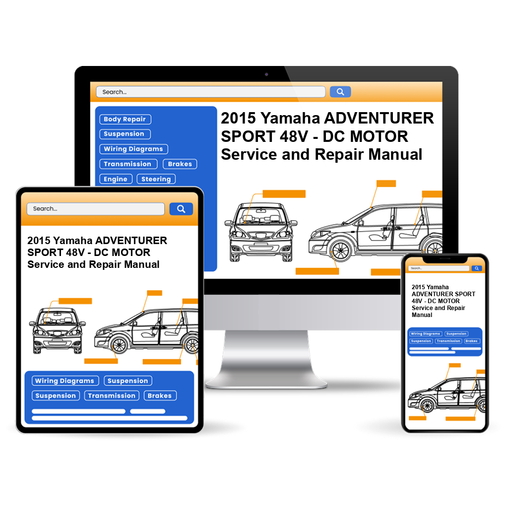 2015 Yamaha ADVENTURER SPORT 48V - DC MOTOR Service and Repair Manual