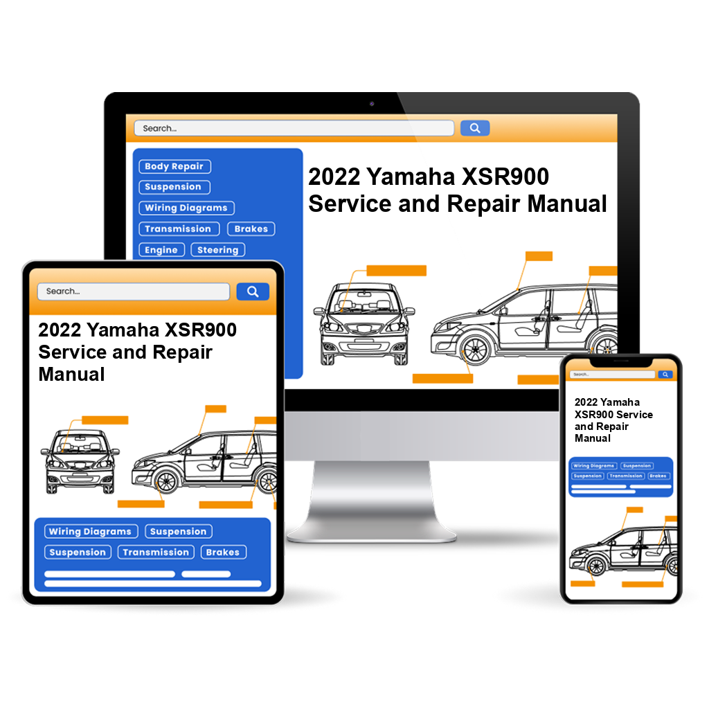 2022 Yamaha XSR900 Service and Repair Manual