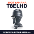 2005 Yamaha T8ELHD 2 stroke Service and Repair Manual