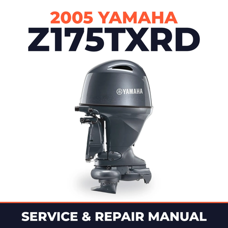 2005 Yamaha Z175TXRD 2 stroke Service and Repair Manual