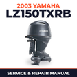 2003 Yamaha LZ150TXRB 2 stroke Service and Repair Manual