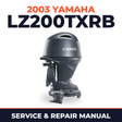 2003 Yamaha LZ200TXRB 2 stroke Service and Repair Manual