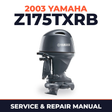 2003 Yamaha Z175TXRB 2 stroke Service and Repair Manual