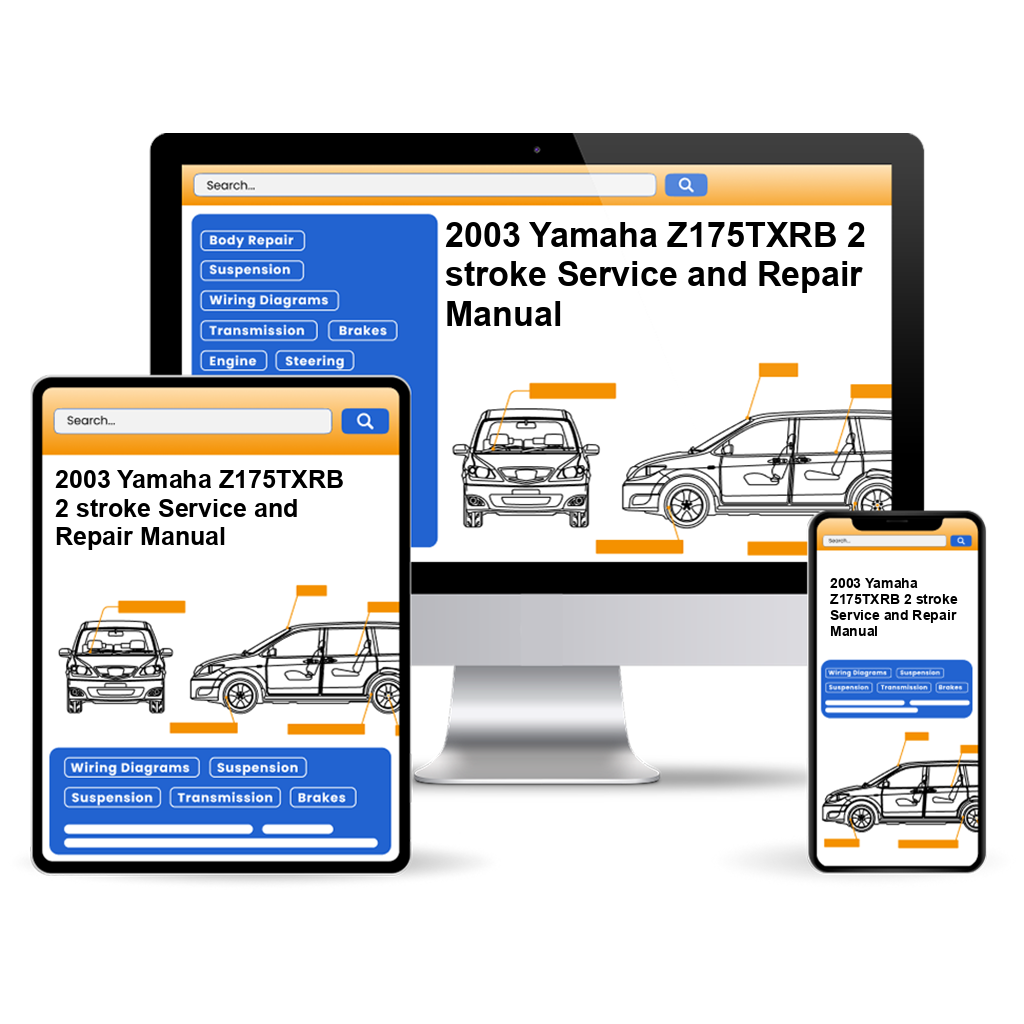 2003 Yamaha Z175TXRB 2 stroke Service and Repair Manual