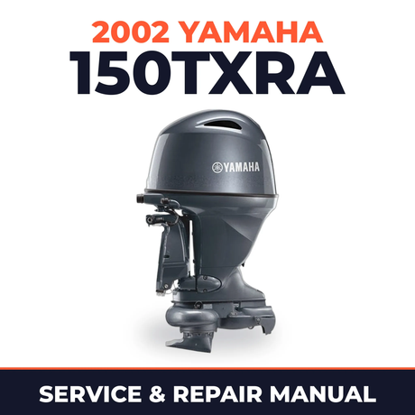 2002 Yamaha 150TXRA 2 stroke Service and Repair Manual