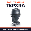 2002 Yamaha T8PXRA 2 stroke Service and Repair Manual