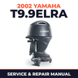 2002 Yamaha T9.9ELRA 2 stroke Service and Repair Manual