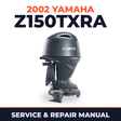 2002 Yamaha Z150TXRA 2 stroke Service and Repair Manual