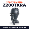2002 Yamaha Z200TXRA 2 stroke Service and Repair Manual