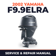 2002 Yamaha F9.9ELRA 4 stroke Service and Repair Manual