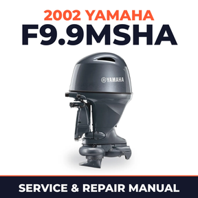2002 Yamaha F9.9MSHA 4 stroke Service and Repair Manual