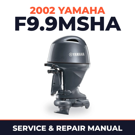 2002 Yamaha F9.9MSHA 4 stroke Service and Repair Manual