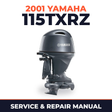2001 Yamaha 115TXRZ 2 stroke Service and Repair Manual