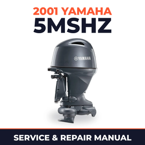 2001 Yamaha 5MSHZ 2 stroke Service and Repair Manual