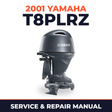2001 Yamaha T8PLRZ 2 stroke Service and Repair Manual