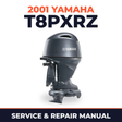 2001 Yamaha T8PXRZ 2 stroke Service and Repair Manual