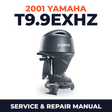 2001 Yamaha T9.9EXHZ 2 stroke Service and Repair Manual