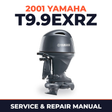 2001 Yamaha T9.9EXRZ 2 stroke Service and Repair Manual
