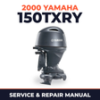 2000 Yamaha 150TXRY 2 stroke Service and Repair Manual