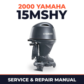 2000 Yamaha 15MSHY 2 stroke Service and Repair Manual
