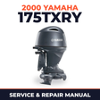 2000 Yamaha 175TXRY 2 stroke Service and Repair Manual