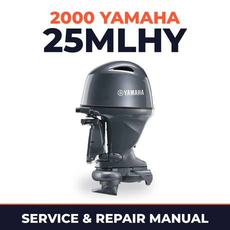 2000 Yamaha 25MLHY 2 stroke Service and Repair Manual