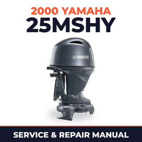 2000 Yamaha 25MSHY 2 stroke Service and Repair Manual