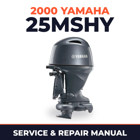2000 Yamaha 25MSHY 2 stroke Service and Repair Manual