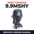 2000 Yamaha 9.9MSHY 2 stroke Service and Repair Manual