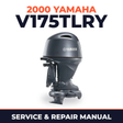2000 Yamaha V175TLRY 2 stroke Service and Repair Manual