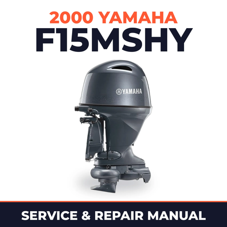 2000 Yamaha F15MSHY 4 stroke Service and Repair Manual